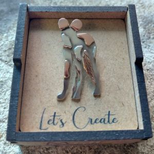 wild dog 'butt' pendant
